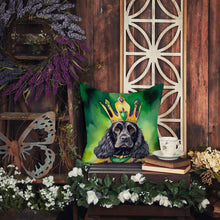 Load image into Gallery viewer, Cocker Spaniel King of Mardi Gras Throw Pillow