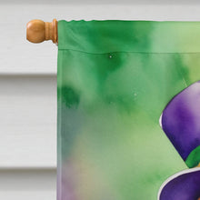 Load image into Gallery viewer, Cocker Spaniel King of Mardi Gras House Flag