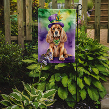 Load image into Gallery viewer, Cocker Spaniel King of Mardi Gras Garden Flag - Vibrant Dog-Themed Yard Decor by Caroline's Treasures