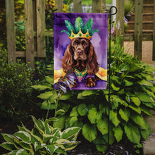 Load image into Gallery viewer, Cocker Spaniel King of Mardi Gras Garden Flag - Vibrant Dog-Themed Yard Decor by Caroline's Treasures