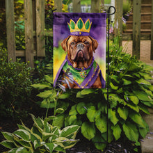 Load image into Gallery viewer, Dogue de Bordeaux King of Mardi Gras Garden Flag - Vibrant Dog-Themed Yard Decor by Caroline's Treasures