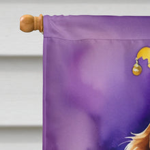 Load image into Gallery viewer, English Cocker Spaniel King of Mardi Gras House Flag