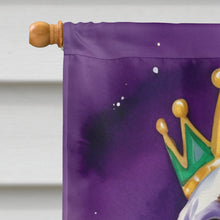 Load image into Gallery viewer, English Setter King of Mardi Gras House Flag