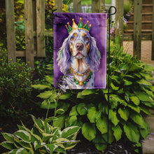 Load image into Gallery viewer, English Setter King of Mardi Gras Garden Flag - Vibrant Dog-Themed Yard Decor by Caroline's Treasures