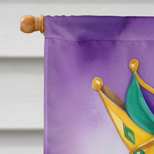 Load image into Gallery viewer, English Springer Spaniel King of Mardi Gras House Flag