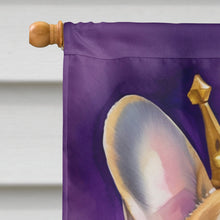 Load image into Gallery viewer, French Bulldog King of Mardi Gras House Flag
