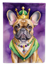 Load image into Gallery viewer, French Bulldog King of Mardi Gras Garden Flag - Vibrant Dog-Themed Yard Decor by Caroline's Treasures