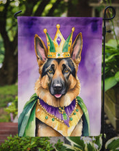 Load image into Gallery viewer, German Shepherd King of Mardi Gras Garden Flag - Vibrant Dog-Themed Yard Decor by Caroline's Treasures