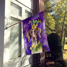 Load image into Gallery viewer, German Shorthaired Pointer King of Mardi Gras House Flag