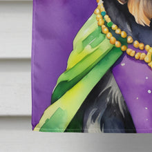 Load image into Gallery viewer, Giant Schnauzer King of Mardi Gras House Flag