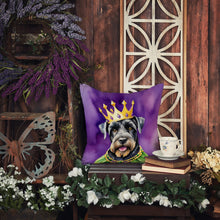 Load image into Gallery viewer, Giant Schnauzer King of Mardi Gras Throw Pillow