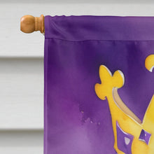 Load image into Gallery viewer, Gordon Setter King of Mardi Gras House Flag