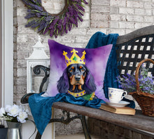 Load image into Gallery viewer, Gordon Setter King of Mardi Gras Throw Pillow