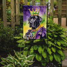 Load image into Gallery viewer, Great Dane King of Mardi Gras Garden Flag - Vibrant Dog-Themed Yard Decor by Caroline's Treasures