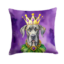 Load image into Gallery viewer, Great Dane King of Mardi Gras Throw Pillow