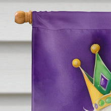 Load image into Gallery viewer, Great Pyrenees King of Mardi Gras House Flag