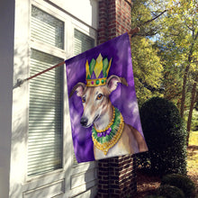 Load image into Gallery viewer, Greyhound King of Mardi Gras House Flag