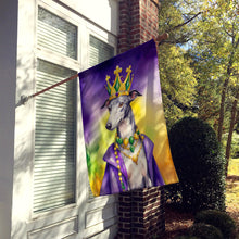 Load image into Gallery viewer, Greyhound King of Mardi Gras House Flag
