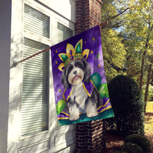 Load image into Gallery viewer, Havanese King of Mardi Gras House Flag