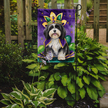 Load image into Gallery viewer, Havanese King of Mardi Gras Garden Flag - Vibrant Dog-Themed Yard Decor by Caroline's Treasures