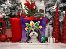 Load image into Gallery viewer, Havanese King of Mardi Gras Throw Pillow