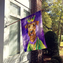 Load image into Gallery viewer, Irish Terrier King of Mardi Gras House Flag