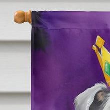 Load image into Gallery viewer, Irish Wolfhound King of Mardi Gras House Flag