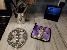 Load image into Gallery viewer, Italian Greyhound King of Mardi Gras Pot Holders - Set of 2 Decorative Kitchen Helpers | Made in the USA