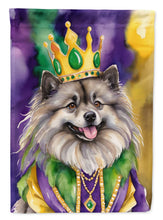 Load image into Gallery viewer, Keeshond King of Mardi Gras Garden Flag - Vibrant Dog-Themed Yard Decor by Caroline's Treasures
