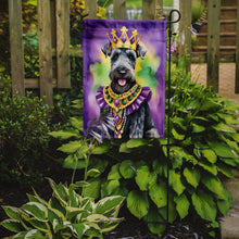 Load image into Gallery viewer, Kerry Blue Terrier King of Mardi Gras Garden Flag - Vibrant Dog-Themed Yard Decor by Caroline's Treasures