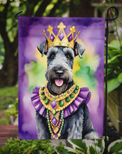 Load image into Gallery viewer, Kerry Blue Terrier King of Mardi Gras Garden Flag - Vibrant Dog-Themed Yard Decor by Caroline's Treasures