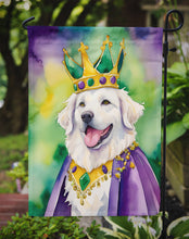 Load image into Gallery viewer, Kuvasz King of Mardi Gras Garden Flag - Vibrant Dog-Themed Yard Decor by Caroline's Treasures
