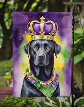 Load image into Gallery viewer, Labrador Retriever King of Mardi Gras Garden Flag - Vibrant Dog-Themed Yard Decor by Caroline's Treasures