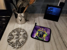 Load image into Gallery viewer, Labrador Retriever King of Mardi Gras Pot Holders - Set of 2 Decorative Kitchen Helpers | Made in the USA