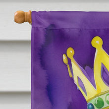 Load image into Gallery viewer, Labrador Retriever King of Mardi Gras House Flag