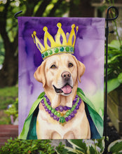 Load image into Gallery viewer, Labrador Retriever King of Mardi Gras Garden Flag - Vibrant Dog-Themed Yard Decor by Caroline's Treasures