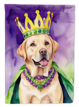 Load image into Gallery viewer, Labrador Retriever King of Mardi Gras Garden Flag - Vibrant Dog-Themed Yard Decor by Caroline's Treasures