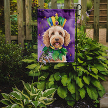 Load image into Gallery viewer, Labradoodle King of Mardi Gras Garden Flag - Vibrant Dog-Themed Yard Decor by Caroline's Treasures
