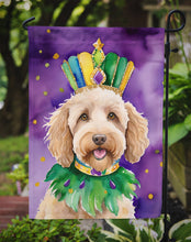 Load image into Gallery viewer, Labradoodle King of Mardi Gras Garden Flag - Vibrant Dog-Themed Yard Decor by Caroline's Treasures