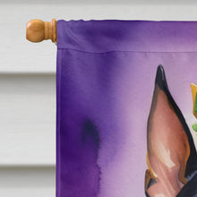 Load image into Gallery viewer, Manchester Terrier King of Mardi Gras House Flag