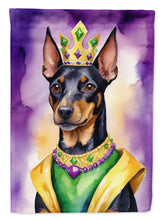 Load image into Gallery viewer, Manchester Terrier King of Mardi Gras House Flag