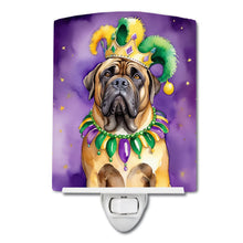 Load image into Gallery viewer, Mastiff King of Mardi Gras Ceramic Night Light