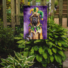 Load image into Gallery viewer, Mastiff King of Mardi Gras Garden Flag - Vibrant Dog-Themed Yard Decor by Caroline's Treasures
