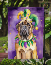Load image into Gallery viewer, Mastiff King of Mardi Gras Garden Flag - Vibrant Dog-Themed Yard Decor by Caroline's Treasures