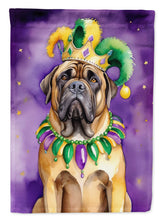 Load image into Gallery viewer, Mastiff King of Mardi Gras Garden Flag - Vibrant Dog-Themed Yard Decor by Caroline's Treasures