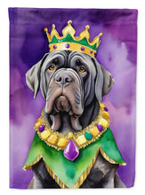 Load image into Gallery viewer, Neapolitan Mastiff King of Mardi Gras Garden Flag - Vibrant Dog-Themed Yard Decor by Caroline's Treasures