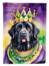 Load image into Gallery viewer, Newfoundland King of Mardi Gras Garden Flag - Vibrant Dog-Themed Yard Decor by Caroline's Treasures