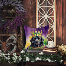Load image into Gallery viewer, Newfoundland King of Mardi Gras Throw Pillow - 14x14 Decorative Pillow – Art for Your Home &amp; Patio