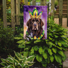 Load image into Gallery viewer, Newfoundland King of Mardi Gras Garden Flag - Vibrant Dog-Themed Yard Decor by Caroline's Treasures