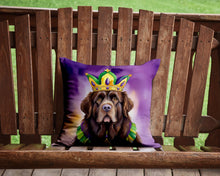 Load image into Gallery viewer, Newfoundland King of Mardi Gras Throw Pillow - 14x14 Decorative Pillow – Art for Your Home &amp; Patio